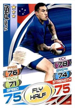 2015 Topps Rugby Attax #184 Tusi Pisi Front